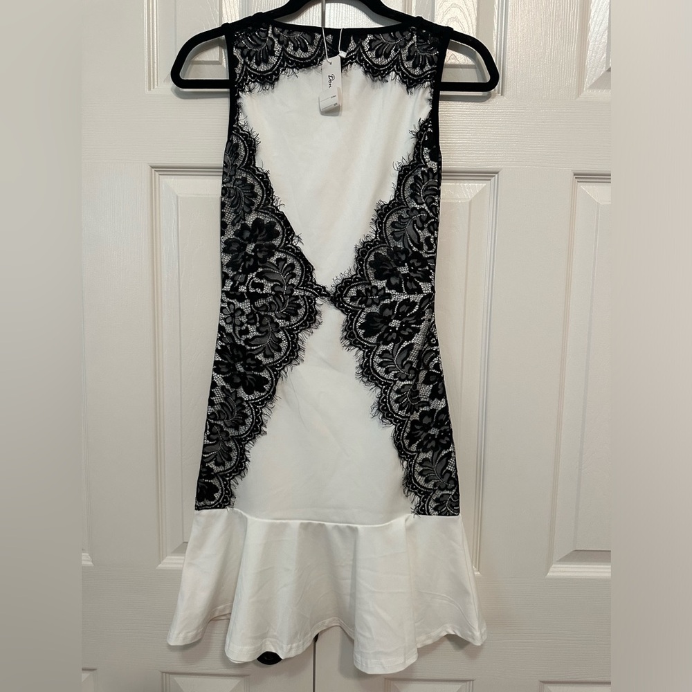 White cocktail dress